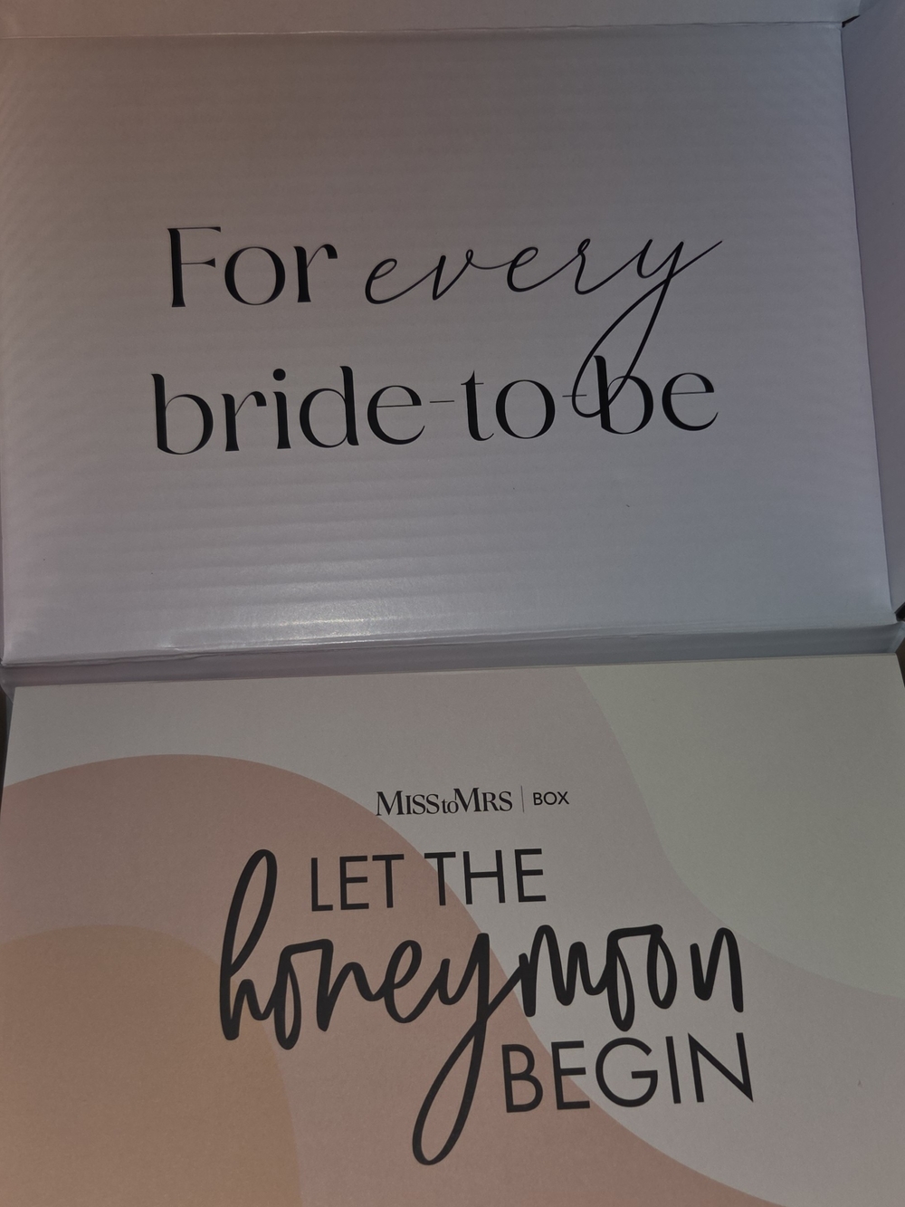 Miss To Mrs - 'Let the Honeymoon Begin' Box